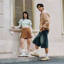 Giày thể thao cổ điển VL COURT CLASSIC "T-Toe" phong cách retro năng động thường ngày. - Màu xanh Bạc hà - Xem 3