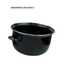 Traditional Mediterranean Mussel Medium Sized 18 Cm Induction Steamer Pot Set 2. - 查看 4