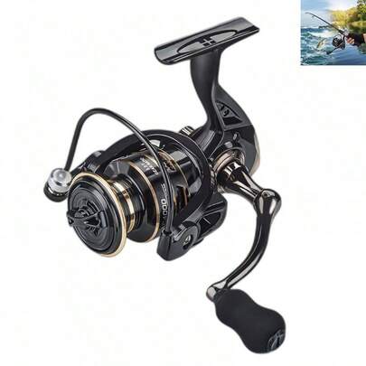 Full Metal Spinning Reel For Saltwater And Freshwater Fishing With 10KG Drag Force And CNC Machined Aluminum Components