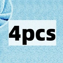 4 Pcs Microfiber Travel Makeup Towels, Reusable Makeup Remover Face Skin Cleaning Soft Absorbent Cloth For Women, Spa, Facial, Wedding, Holiday, Bulk Gift - Multicolor - View 13