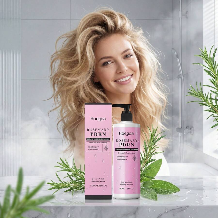 Champú de aminoácidos Hoegoa, limpieza diaria suave del cabello, cuidado del cabello suave y ligero