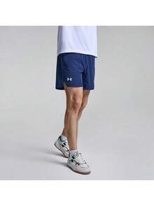 Under Armour Men's 2026 Summer New Training Sports Fitness Shorts 22500209-408 - Màu xanh lam - Xem 2