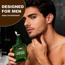 须后水，檀香香型，剃须前护理，蕴含芦荟和积雪草精华，须后水，送给男友、父亲的礼物，节日礼物 - 液體 - 查看 4