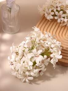 1 chiếc kẹp tóc hình hoa dành dành trắng, kẹp búi tóc đuôi ngựa xinh xắn, kẹp tóc cỡ lớn, phụ kiện tóc phong cách Boho dùng hàng ngày và trong các dịp lễ. - trắng - Xem 1