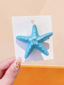 5pcs/Set Summer Vacation Style Seashell & Daisy Hair Clip Set, Scallop Shape + Daisy Decor, Versatile For All Hairstyles - Suitable For Women And Girls, Perfect For Daily Commute, Beach Vacation, Girls' Gathering, School, Etc., With Sweet & Cool Vibe - Multicolor - View 5