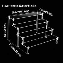 1 1-5 Tier Clear Acrylic Display Stand, Cosmetic Organizer, Perfume Acrylic Stand, Cupcake Stand, Suitable For Food Dessert Display Stand, Cosmetic Supplier Products. Desktop Clear Acrylic Handmade Doll Perfume Cosmetic Cake Accessory Multi-Functional Storage Rack. - Clear - View 18