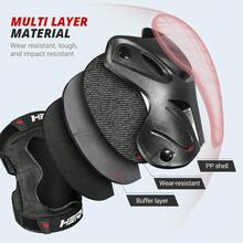 1 Motorcycle Protective Gear Rider Knee And Elbow Pads Anti Fall And Anti-Collision Off-Road Motorcycle Equipment Male And Female Riding Protective Gear Motorcycle Accessories Rider Gift - Multicolor - View 7