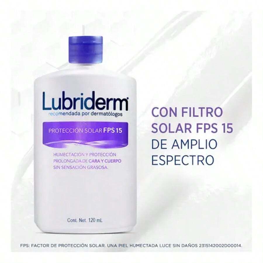 LUBRIDERM CREAM SPF 15 120ML WITH 1 PIECE - Hyaluronic Acid - View 1