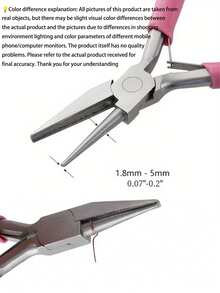 5-Inch Mini Pliers, Suitable For DIY Jewelry Making, Small Pointed Nose Pliers, Coiling Pliers - Needle Rolling Pliers - View 2