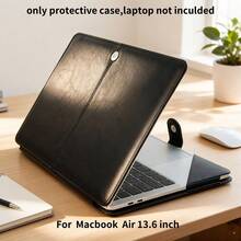 Premium Leather Pro/Air Protective Case - Magnetic Closure Design, Scratch-Resistant, Soft Touch, Slim Professional Fit For Work And Commute - View 11