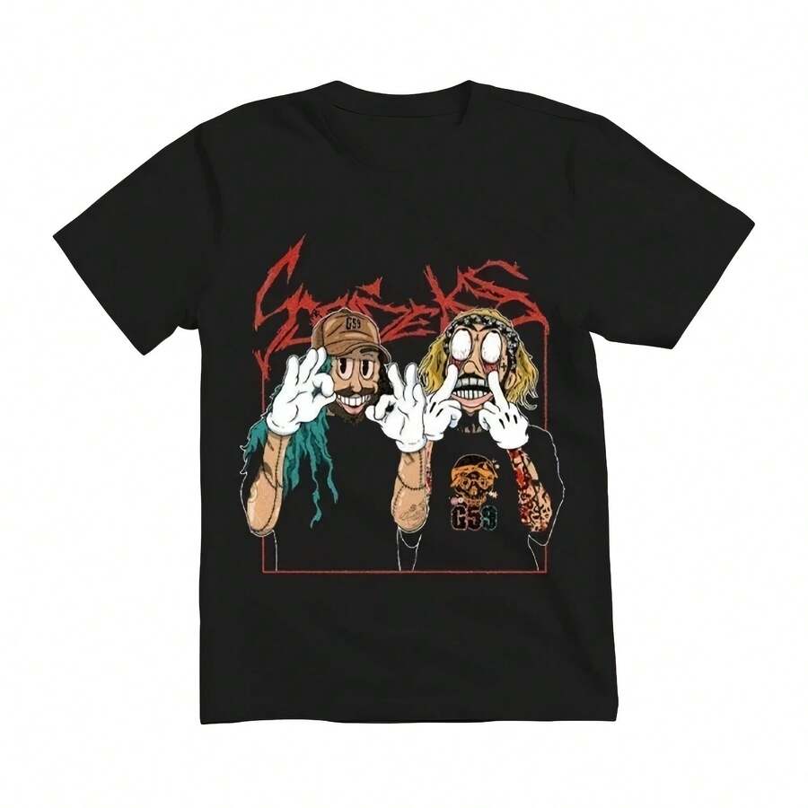 NEW! Suicideboys G59 Band Rapper Hiphop Music T-Shirt - Black - View 1