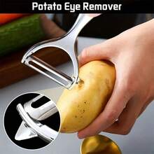 2pcs Stainless Steel Fruit & Vegetable Peeler Set With Non-Slip Handle And Sharp Blade - Metal Straight Peeler, Precise Peeling, Kitchen Tool - Multicolor - View 7