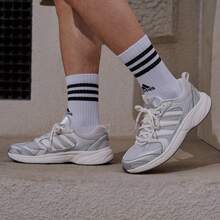 Adidas ECLYPTIX 2.0 复古网眼运动休闲厚底运动鞋 - 淺灰色 - 查看 1