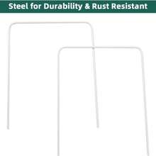 Universal Croquet Wickets Standard Size Set Of 9 White Square Arrow Wickets Rplacement  28In - A - View 5
