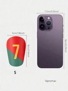 FIFA WRELS 1 双迷你足球护腿板，成人小腿保护套，耐用加厚衬垫保护套，贴合稳定 - 彩色 - 查看 6