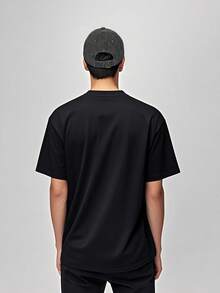 Conjunto de camiseta negra y blanca clásica y sombrero de vaquero de Judy Hopps de 2026, simple y elegante, estilo urbano y hip-hop, para hombres y mujeres, para protección y sombra solar, atuendo casual - Negro - Ver 3