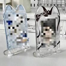 10pcs Acrylic Transparent Stands - Multifunctional Display Stands, Business Card Holders And Badge Displays - A - View 2