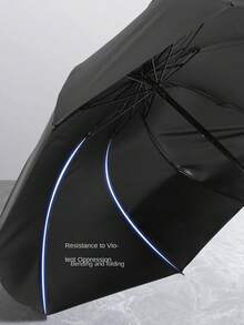1pc 12-Rib Extra Large Reinforced Thick Umbrella, Suitable For Rainy And Sunny Days, UV Protection,Outdoor,Garden,Travel Essentials,Portable Essentials,Beach Essentials,Graduation Season,Commencement,Graduation Ceremony,Graduation Gift,Graduation Present,Graduation Gift,Graduation Present,Congrats Grad,Congratulations Graduate,Valedictorian,Finish School,Graduation Party,Outdoor Essentials,Travel Portable,Hiking Essentials,Camping Essentials,Portable Tools,Summer Essentials ,Summer Portable - As Shown In the Figure - View 6