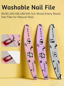 klimonla Bộ 5 dụng cụ dũa và đánh bóng móng chuyên nghiệp, thích hợp sử dụng hàng ngày cho thợ làm móng. - Nhiều màu - Xem 2