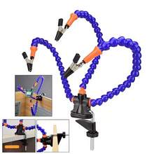1pc Multi-Functional Auxiliary Welding Bracket, Swivel Arm Circuit Board Fixing Clamp, Desktop Holding Tool With Flexible Arm And Stable Base, Suitable For Electronics Repair, Jewelry Assembly, Model Making, Hobby Crafts And Workshop Tasks - Auxiliary Welding Bracket - View 5