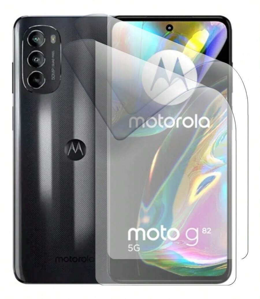 Moto G82 - 2 Micas Hidrogel Diferentes acabados - Mate - Ver 1