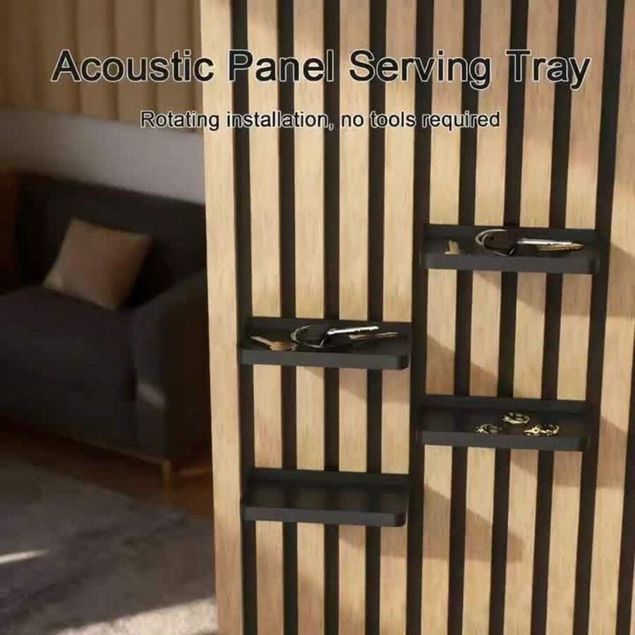 Giá kệ lưu trữ gắn tường bằng tấm cách âm - nhiều màu - Xem 1