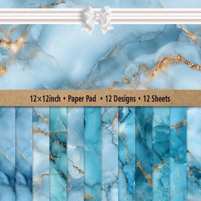 12 hojas de papel para scrapbook de primavera de 12x12 pulgadas con 12 diseños vintage que incluyen patrones florales, letras antiguas y números para proyectos de manualidades, scrapbooking, elaboración de tarjetas, diarios y decoración. Suministros de arte.