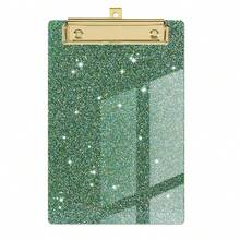 10.16 X 15.24cm Acrylic Board Clip, Mini Fashionable Glitter Board Clip, Suitable For Classroom, School And Office, Can Be Easily Placed In Large Pockets, Wallets And Small Notebooks - Rectangle - View 16