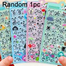 3D Crystal Panda Sticker With Food Design, Suitable For Phone Case Decoration And DIY Crafts - Multicolor - View 11
