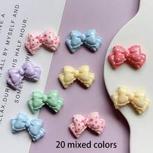 10/20/30/50pcs Stiker Resin DIY Motif Polkadot Warna Macaron, Stiker dengan Alas Datar, Cocok untuk Membuat Anting, Aksesori Rambut, Perhiasan, dan Dekorasi Kerajinan Tangan Lainnya - Warna Acak - MultiWarna - View 13