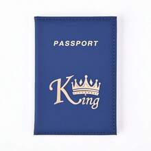1个护照套，带字母印刷和固定边缘设计，适用于国际旅行护照夹、护照盒、护照钱包、护照袋，适合度假、假期、返校旅行，轻便防水，便于携带，是夏季旅行必备的旅行配件。 - 彩色 - 查看 1