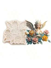 Khuôn silicon hình bướm và nàng tiên, khuôn đa năng dùng cho các sản phẩm thủ công bằng nhựa epoxy tự làm. - Tiên bướm - Xem 3