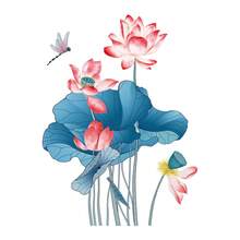 中国风水墨画美学，莲花蜻蜓窗贴，瞬间提升美感，带来夏日气息，自粘式设计，可DIY移动，适用于客厅、玄关、书房、卧室，为家增添夏日浪漫。 - 蜻蜓荷葉 - 查看 1