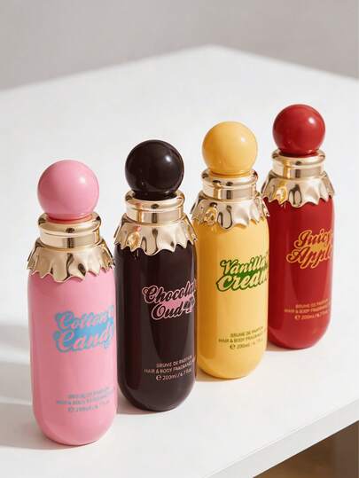 1 Bottle 200ml Limited Edition Candy Scented Fragrance Mist, Long-Lasting Natural Fresh & Alluring Aroma With Elegant Tropical Herbal Coconut And Fruity Notes, Suitable For Dates, Parties, Travel, Home, Hotel And Office, Ideal Christmas Gift For Family And Friends