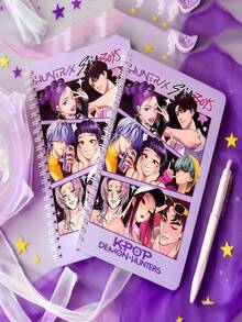 1件装 KPOP 女巫狩猎主题文具套装，实用学习办公用品，学生奖励，生日礼物 - 彩色 - 查看 6