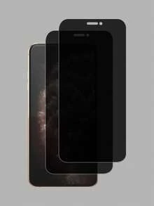 Bộ 2 miếng dán màn hình cường lực chống nhìn trộm, tương thích với các thiết bị Apple, chống trầy xước, chống va đập, lớp phủ chống dầu, cảm ứng mượt mà, phù hợp với các dòng máy Apple X/XR/11/12/13/14/15/16/16Plus/16Pro/16ProMax/16e/17/17 Air/17 Pro/17 Pro Max/17e. - màu đen - Xem 21