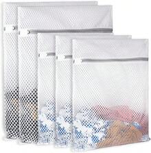 Mesh Fabric Laundry Bag Delicate Wash Bag For Bra Lingerie Hosiery Zipper Protector Bag Washing Machine Use Travel Storage Organizer Home Necessary - Xem 14