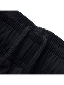 Adidas男款褲子春季新款運動訓練健身休閒簡約基本舒適長褲HE9908 - 黑色 - 查看 9