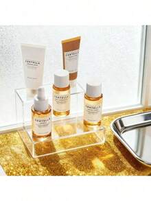 1004 Korean Centella Asiatica Skin Care Travel Set:Light Cleansing Oil+ Ampoule Foam+Ampoule+Toning Toner+Soothing Cream - 5PCS - 查看 5