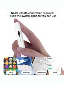 Universal Capacitive Stylus Pen Compatible With Ipad, Pencil Style Active Touch Pen For Android And Apple Touchscreen, For Drawing And Writing - Multicolor - View 5
