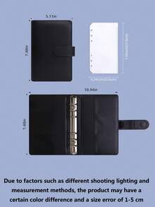 Sổ tay quản lý ngân sách A6, bìa da PU mềm mại kèm 12 phong bì zip A6, sổ lập kế hoạch ngân sách để quản lý chi tiêu và tiết kiệm. - Nhiều màu - Xem 10