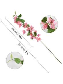 MEHELANY 1 cành hoa giấy nhân tạo dài 1,93m (3,93ft), cành hoa giấy giả bằng lụa, thích hợp để trang trí bàn tiệc cưới, cổng vòm sân vườn, giỏ treo, chậu cây treo tường. - Nhiều màu - Xem 11