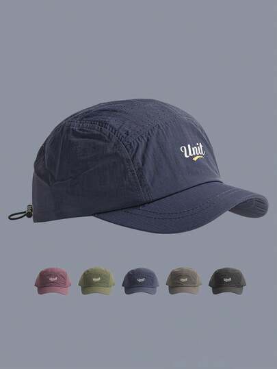 Mũ lưỡi trai lưới ngắn vành, nhanh khô dành cho nam và nữ, thích hợp cho mùa hè, hoạt động ngoài trời, chống nắng, kiểu dáng đơn giản, in họa tiết, thích hợp cho cắm trại.