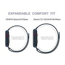 2条/套 运动硅胶表带，兼容表带40mm 41mm 42mm 44mm 45mm 46mm 49mm，男女通用，柔软防水腕带，可替换运动表带，钻石闪光系列 - 黑/純黑 - 查看 6