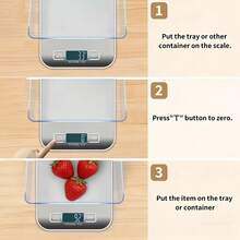 1g To 10kg Electronic Kitchen Scale, Household Digital Scale, Suitable For Kitchen And Retail, Can Weigh Food And Medicine, Multi-Functional Electronic Scale, Precise Weighing, Batteries Not Included - Multicolor - View 6