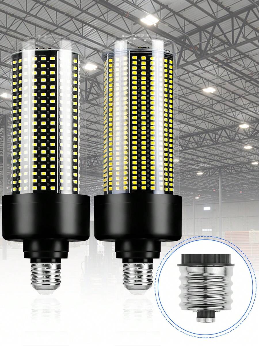 E27/E26 LED灯泡 E39 玉米灯 嵌入式吸顶灯 吊灯灯泡 AC100-277V 家用客厅厨房浴室卧室书房办公室走廊储藏室仓库车库地下室商店室内安全商业照明 110V/220V 高亮度无频闪护眼 500/692颗LED灯珠 暖白光/冷白光 - (AC100-277V)-LED Corn Light Bulb - 查看 1