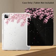 月光櫻花圖案彩繪效果壓克力水晶平板保護殼，相容 Honor 8/9/10/X8/X8A/X9/X8Pro/X9Pro、MatePad SE 11"/MatePad 11"/11.5"/MatePad Pro、Apple 10th/11th Gen 2025 (A16)、Galaxy Tab A7/A9 及其他熱門機型 - 彩色 - 查看 6