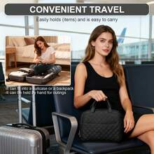 Travel Toiletry Bag For Women, Travel Makeup Bag Portable Hanging Organizer Multifunctional Water-Resistant Shaving Bag Multiple Compartments With Hanging Hook For Toiletries Accessories For Women Toiletries Bag Wash Bag Large Capacity Shower Bag Mothers Day Gift Teacher Gift Cruise Essentials Travel Essential - Multicolor - View 7