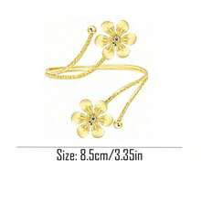 4pcs Women's Arm Cuff Bracelet Set, Minimalist Adjustable Arm Bands - A0021T-4 - View 5