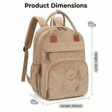 Large Capacity Multifunctional Diaper Bag Backpack, Suitable For Dads And Moms, 16 Pockets, Pacifier Case, Extra-Large Unisex Diaper Bag For Travel - Multicolor - View 8